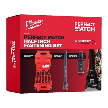 Milwaukee PERFECT MATCH 1/2' dugókulcs készlet - 4932492652