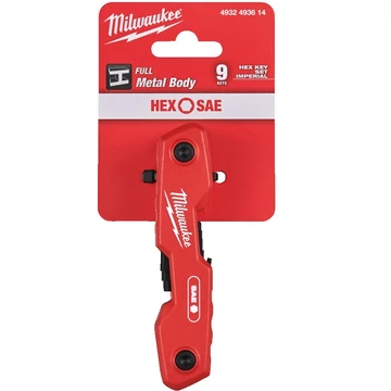 Milwaukee Imbusz L-alakú colos kulcs készlet 9 részes - 4932493614