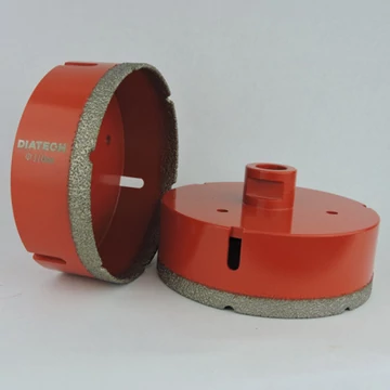 Diatech piros gyémántfúró 110mm M14 sarokcsiszolóhoz - PGYCSF110