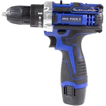 Iris Tools ITDM-100 Akkus fúró és csavarbehajtó szett (táska + fúró + 2 akku + t - 481968