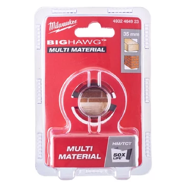 Milwaukee BIG HAWG körkivágó többféle anyaghoz 35 mm - 4932464923