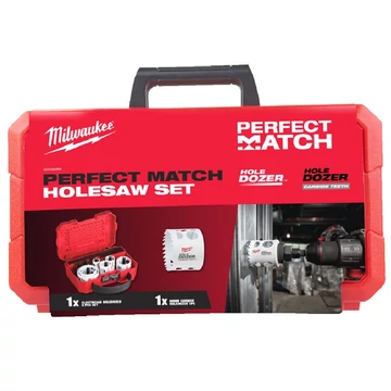 Milwaukee PERFECT MATCH lyukfűrész készlet - 4932492889