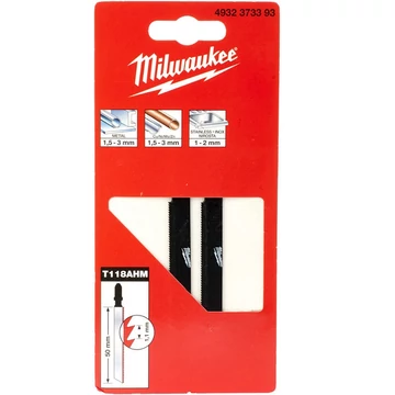 Milwaukee Szúrófűrészlap 50/1,1 mm (Rozsdamentes acélhoz) 2 db - 4932373393