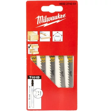 Milwaukee Szúrófűrészlap 75/4 mm 5 db - 4932274351