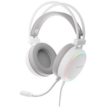 Genesis Neon 613 G2 Gamer Fejhallgató mikrofonnal, RGB megvilágítással USB - fehér