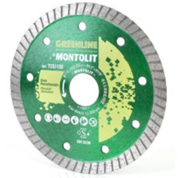 Montolit TCS115E TUR.D.gyémánt tárcsa kerámiához O 115 mm - 8023743006742