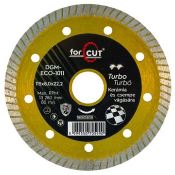 Flexmann For Cut gyémánttárcsa DGM-ECO 115x1,2x8x22,2 arany színű gránit,márvány - DGM-ECO-1011