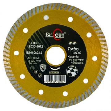 Flexmann For Cut gyémánttárcsa DGM-ECO 125x1,2x8x22,2 arany színű gránit,márvány - DGM-ECO-1012