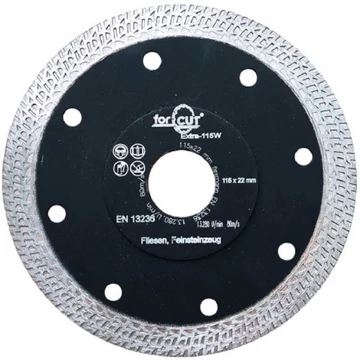 Flexmann For Cut gyémánttárcsa EXTRA W 125x1,2x8x22,2mm folyamatos élű, kerámia - EXTRA-125W