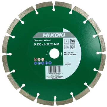 Hikoki gyémántkorong 230X22.23mm, UNIV. - 773073