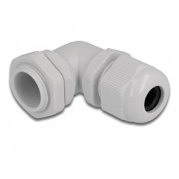 Delock Kábel tömszelence PG11 90  hajlított szürke