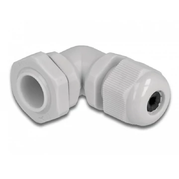 Delock Kábel tömszelence PG9 90  hajlított szürke