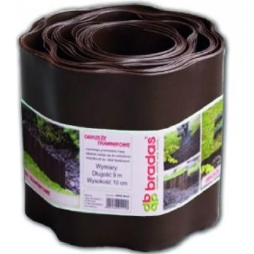 Univerzális ágyásszegély 9 m x 15 cm, barna (K12/60) - OBFB0915