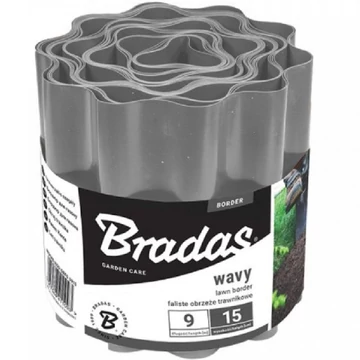 Univerzális szegély 9 m x 15 cm, szürke - OBFGY 0915