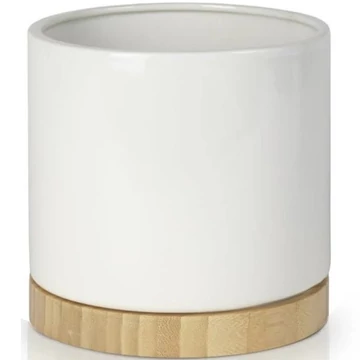 Kaspó BCN BAMBUSZ 16 cm fehér - 5902257100