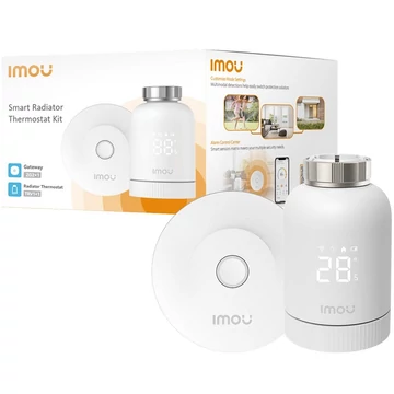 IMOU Okos Radiátor Termosztát TRV1 szett Bázis Állomással KIT-TRV1-EU-2