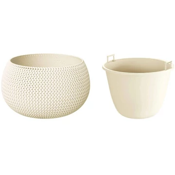 Kaspó SPLOFY TÁL 15CM FEHÉR - 5902475100