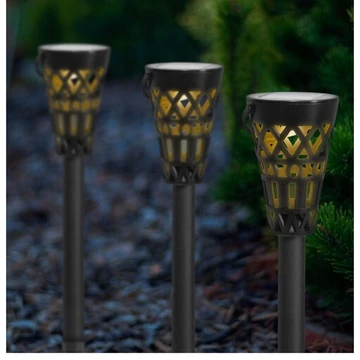 Leszúrható akasztható szolár lámpa kör - 11726