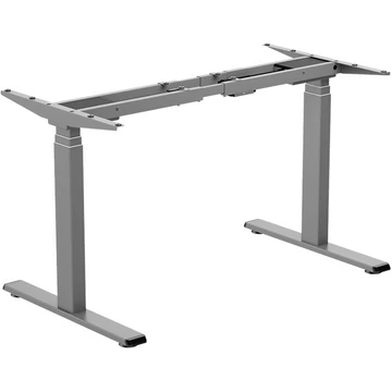 Logilink Elektromosan állítható asztalkeret, 3-szoros teleszkópos lábak, 2 motor, szürke