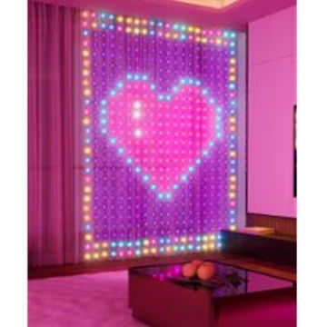 Govee LED függöny világítás 1,5x1,5m, Beltéri Wifi + Bluetooth csatlakozással (Netflix Edition)