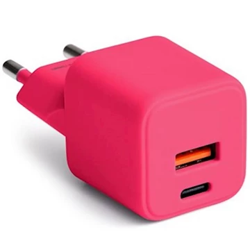 COLORUM TÖLTŐ USB-A + USB-C 30W MAGENTA