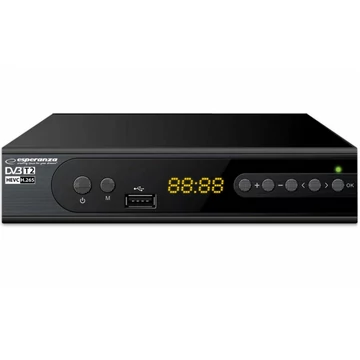 ESPERANZA DVB-T2 H.265/HEVC DIGITÁLIS FÖLDFELSZÍNI TV-VEVŐ EV106P