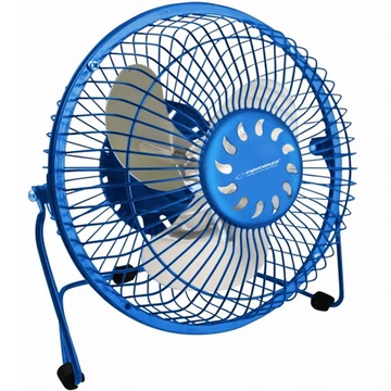 Esperanza Yugo asztali USB ventilátor, 6 col, kék