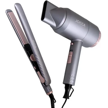JOCCA 2756 Hajszárító 2200W-os DC motorral + 45W-os hajvasaló készlet