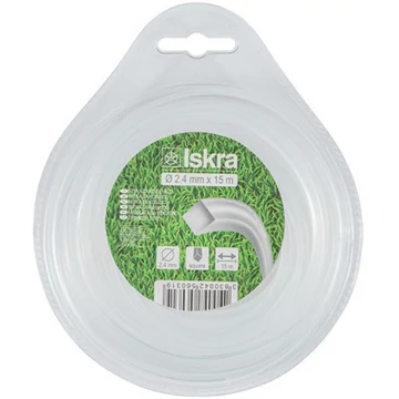 Iskra műanyag vágószál 2,4x15m négyzet - 3830042560319