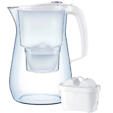 Aquaphor Onyx vízszűrő kancsó, 4.2L, fehér + 3 db szűrőbetét