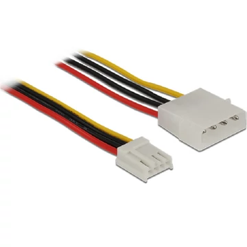 Delock tápkábel 4 tűs apa > 4 tűs floppy anya 40 cm