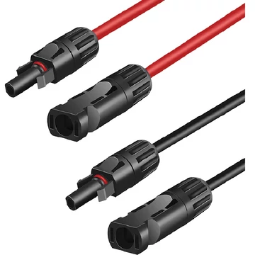 Logilink Szolár hosszabbító kábelkészlet, MC4/M - MC4/F, 6 mm2, CU, 1 m