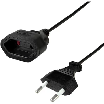 Logilink Tápkábel hosszabbító, CEE7/16, 0,2 m