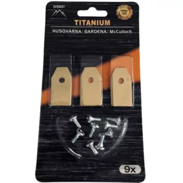 tartalék kés robotfűnyíróhoz husqvarna gardena 35mm tytan - 9 db - 33-05003