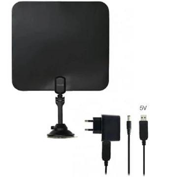 EVOLVEO Xany 2C LTE 230 / 5 V, 41 dBi aktív beltéri antenna DVB-T/T2, LTE szűrő