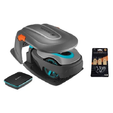 Gardena smart sileno 600 robot /Lona/ + robot garázs + ajándék 3 kés készlet - 19603-15020