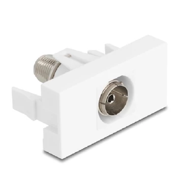 Delock Easy 45 Modul IEC anya - F anya fehér