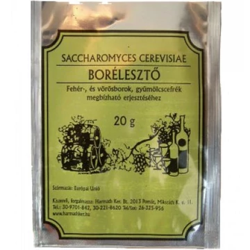 Borélesztő saccharomices 20 g. - BORÉLESZTŐ SACC