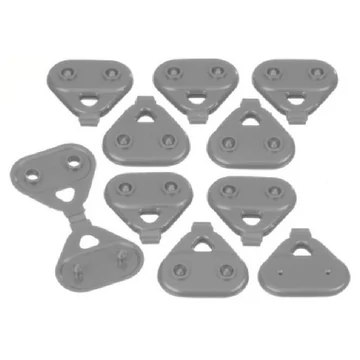 Rögzítő csipesz, szürke, árnyékoló hálóhoz 10 db/cs - 6050398