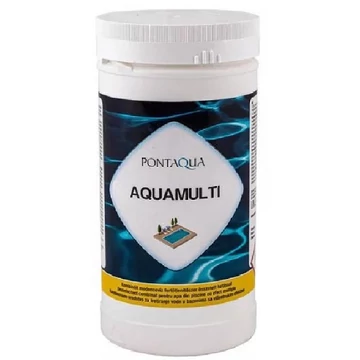 Pontaqua Aquamulti maxi kombi 1 kg 200g-os tabletta (algaölő+pelyhesítő+klór) - AMU-010