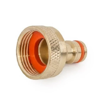 GK csapcsatlakozó, belsőmenetes 1', sárgaréz - BR-2197