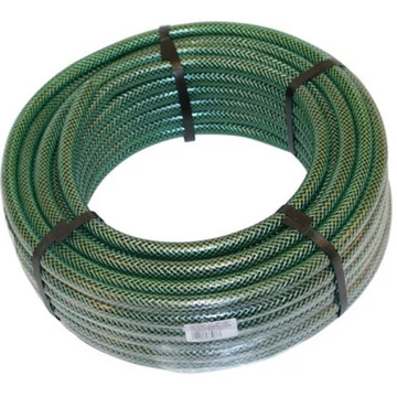 'Zöld kígyó' locsolótömlő háromrétegű szövetbetétes 1/2' 25 m/tek. - Zöld12-25