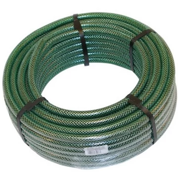 'Zöld kígyó' locsolótömlő háromrétegű szövetbetétes 3/4' 25 m/tek. - Zöld34-25