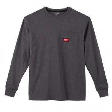 Milwaukee WTLSG-XXL Hosszú ujjú zsebes póló Sötétszürke - 4933478241