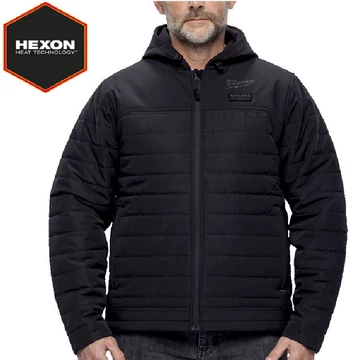 M12 HPJBL3-0 (L) Fűthető pufi kapucnis kabát - fekete - 4932493839