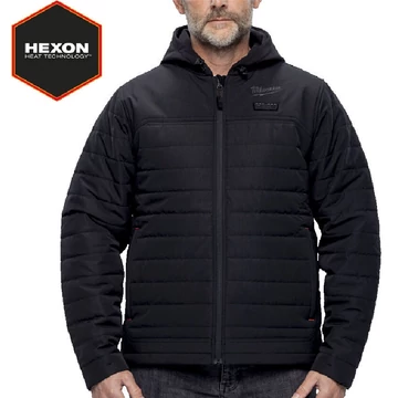 M12 HPJBL3-0 (XL) Fűthető pufi kapucnis kabát - fekete - 4932493840