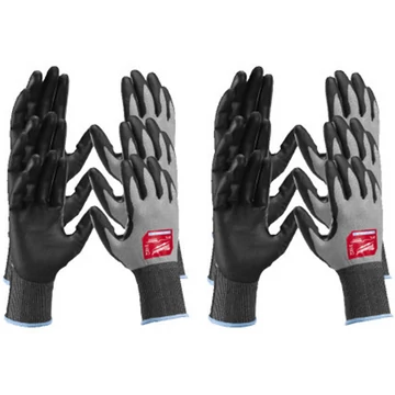 Milwaukee Hi-Dex Vágásbiztos védőkesztyű - 2/B - 9/L- 12 pár - 4932480508