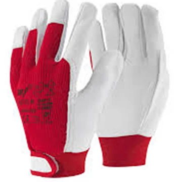 TOP GOVE kecskebőr védőkesztyű piros 9 - TOP_GOVE-R-9