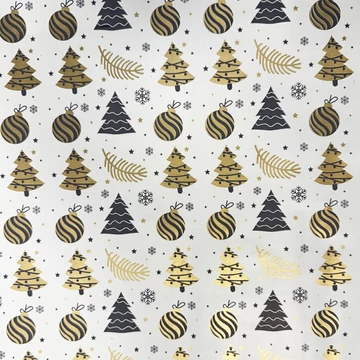 Arany díszgömb csomagolópapír 200x70cm