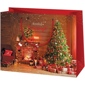 Cardex: Boldog Karácsonyt! ajándéktáska 26x13x33cm